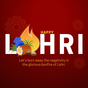 Happy Lohri hd images poster banner status and hd photos